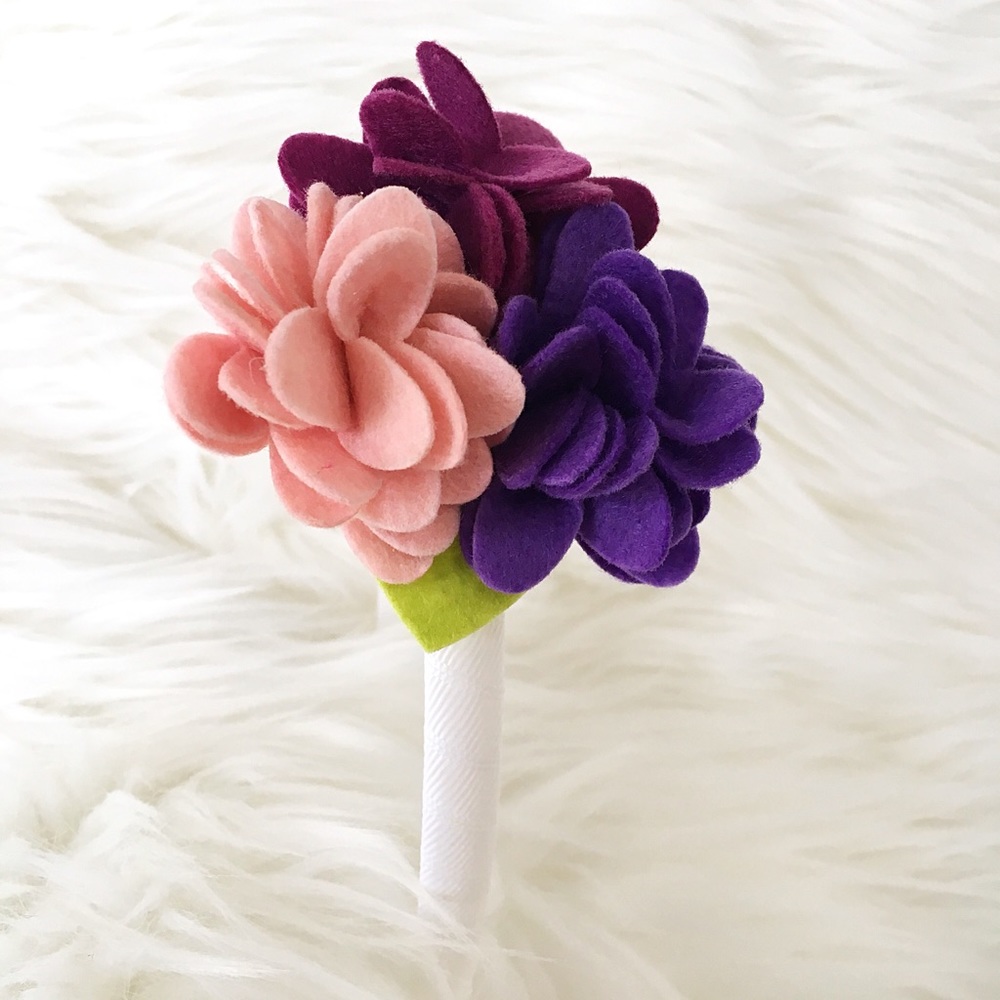 Flower Clusters Hard Headband